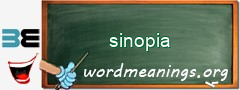 WordMeaning blackboard for sinopia